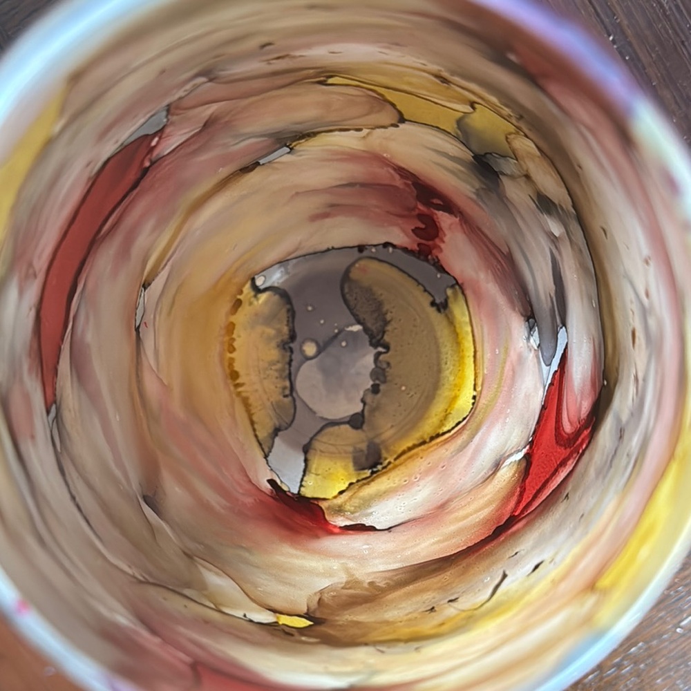 Abstract Multicolor Vase - Picture 2 of 4